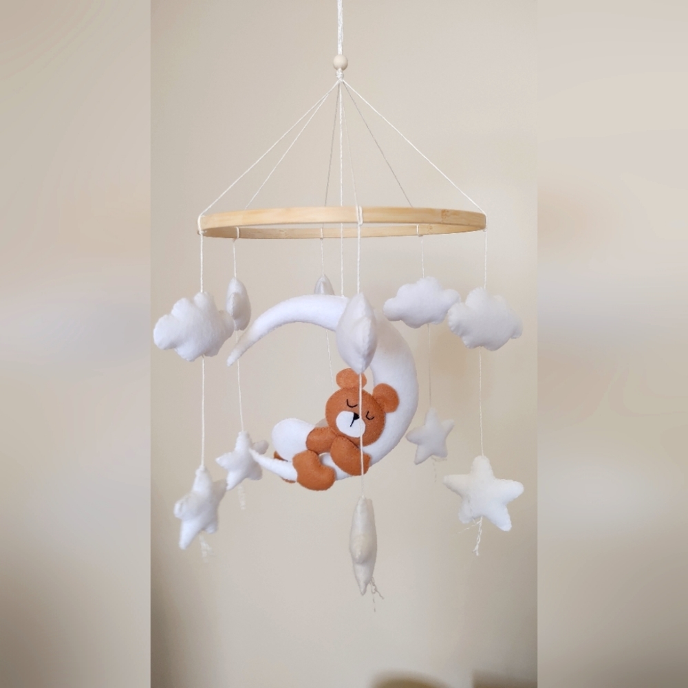 Mobile crib Teddy bear
